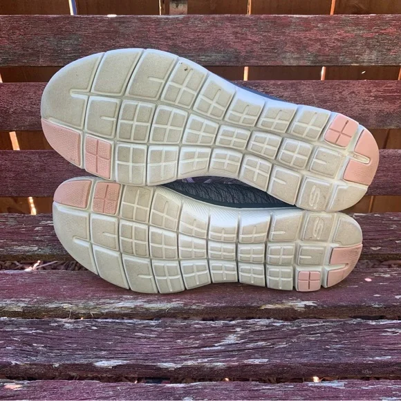 Skechers Womens Flex Appeal 2.0 | Size 11 |  Navy / Pink - Picture 6 of 9